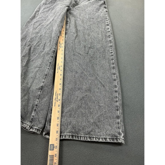 Levi's 94 Baggy Wide Leg Jeans Womens 28 Gray Acid Wash High Rise Denim 90s - Picture 2 of 13